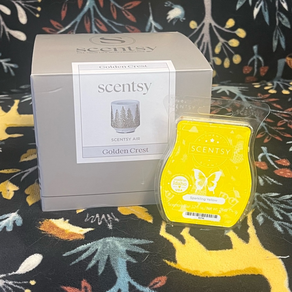 Scentsy Sparkling Yellow Wax Bar